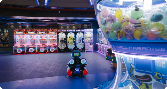 Máquinas de premios y juegos infantiles Crucijuegos